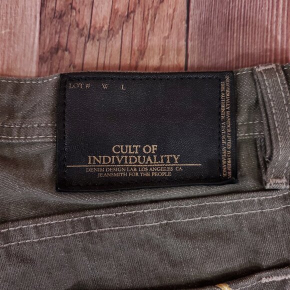 Cult of Individuality Hagen Relaxed Fit Mens 42X34 Japanese Denim Selvedge Jeans - Picture 10 of 16